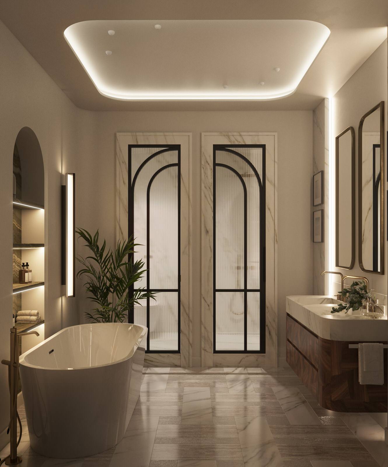 Дизайн-проект квартиры 200м², ЖК Neva Haus