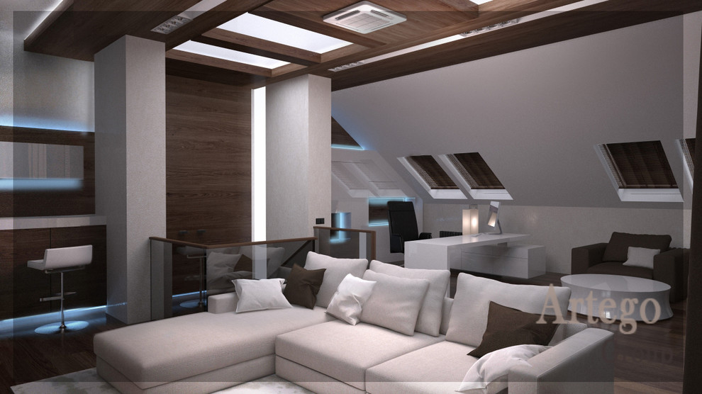 Дизайн интерьера таунхауса в КП "Новое Бакеево"