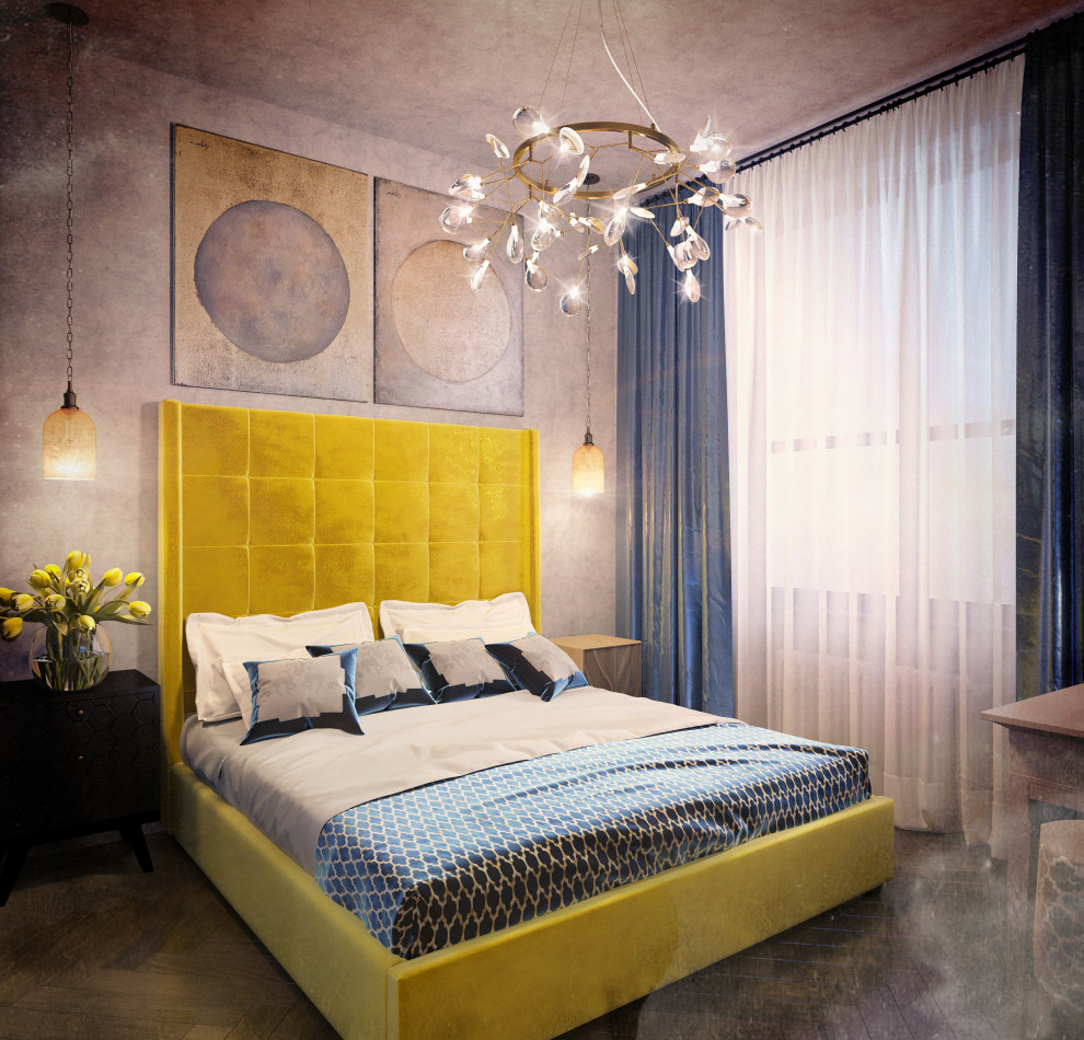 Interior design of a residential flat in The housing complex "Dynasty" at Moscow