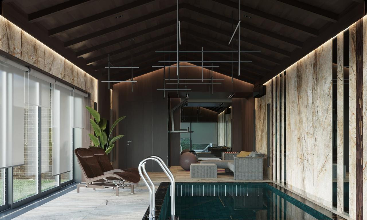 Бассейн на частной вилле