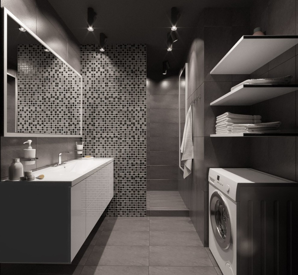 Интерьер квартиры для молодых супругов "Урбанистический шик"