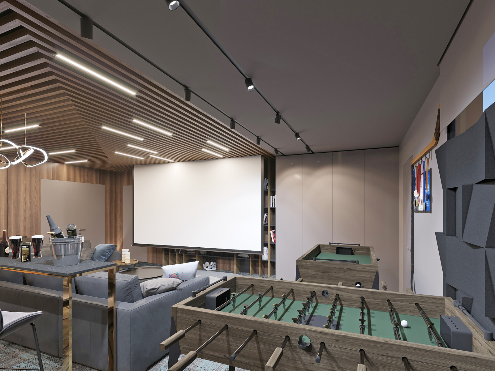 Домашний кинотеатр с функцией спортбара