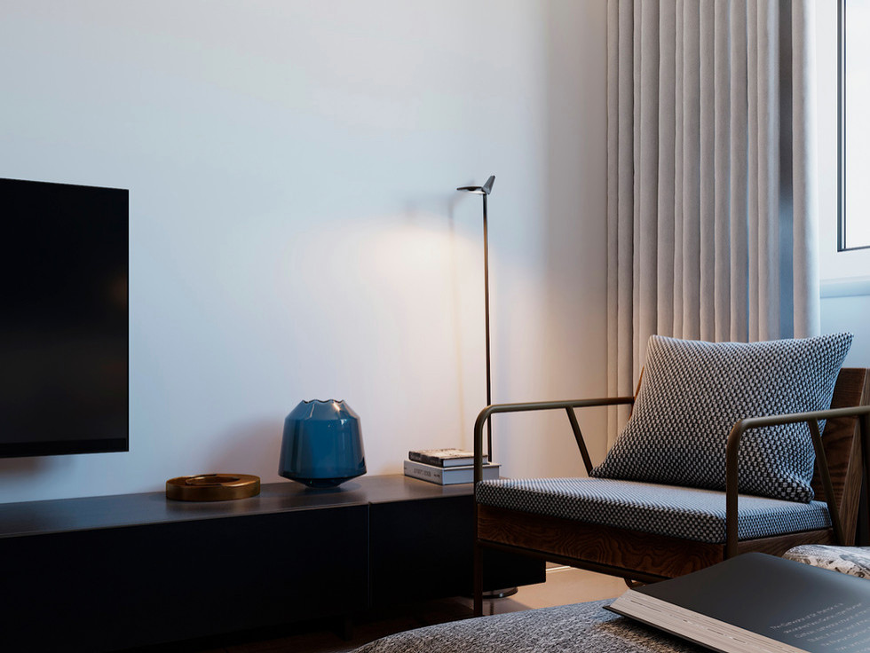 Обложка проекта: Гостиная в минимализме