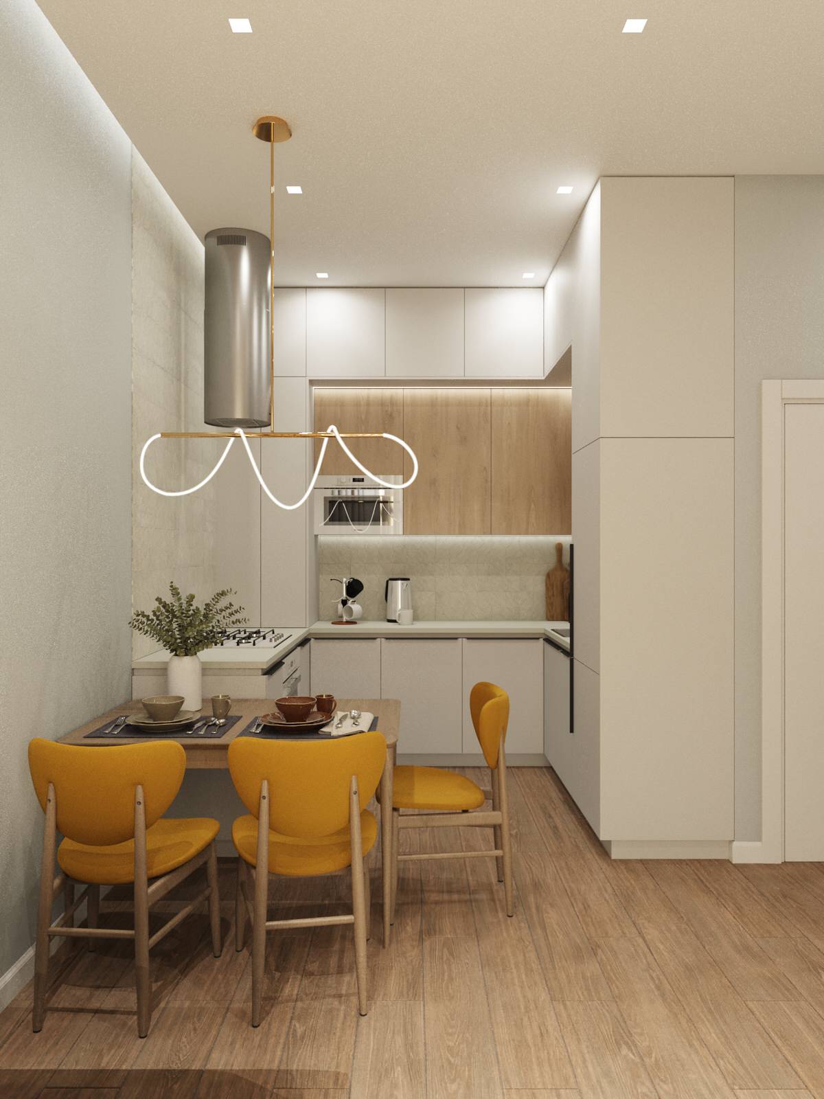 Дизайн проект таунхауса 100м