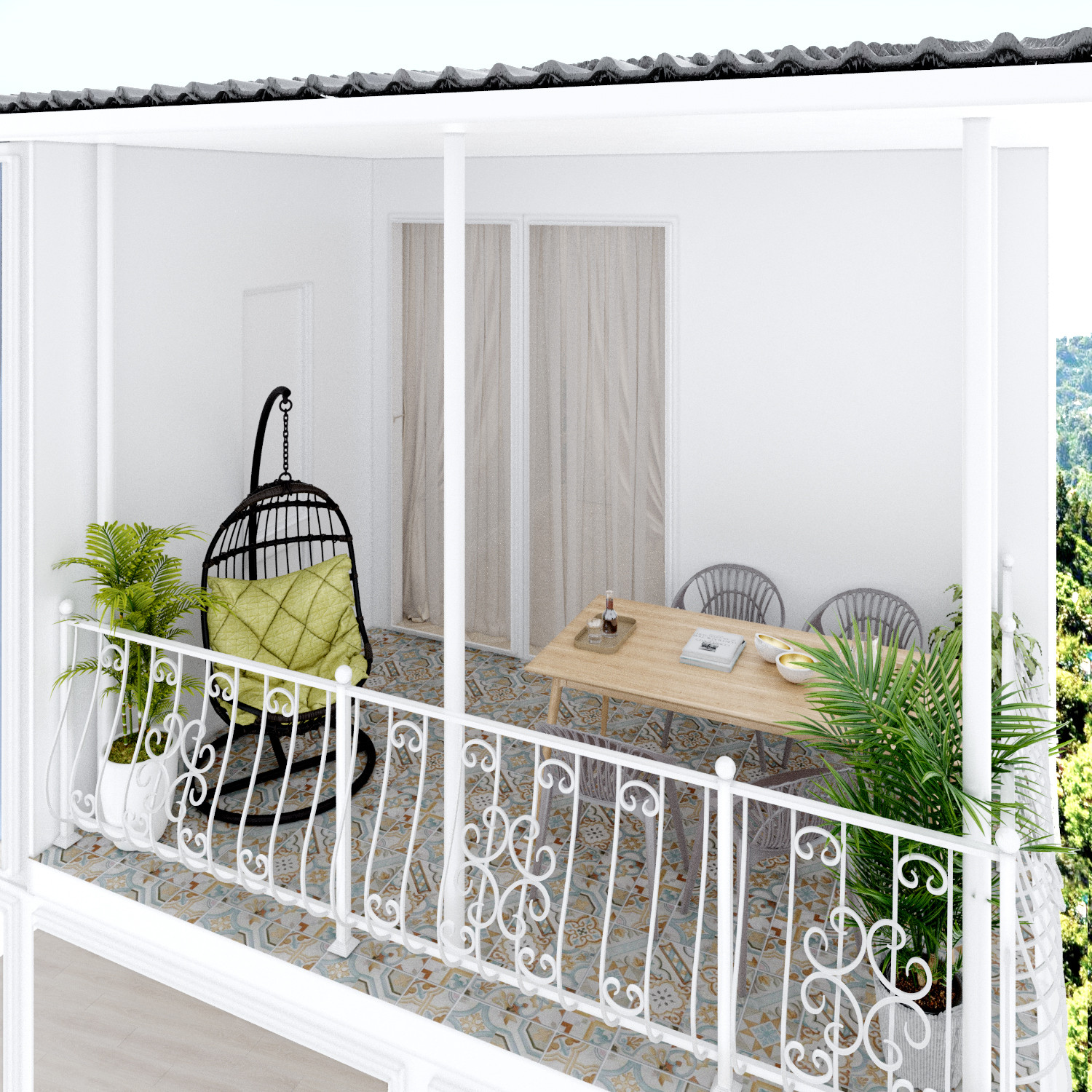 Interior Design in provice style