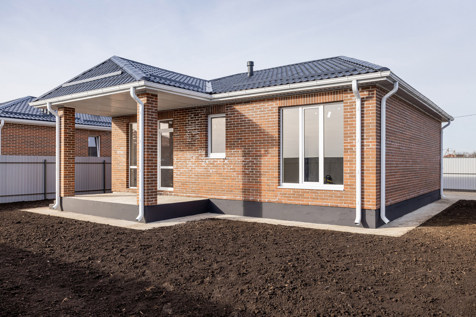 2022 Фотосъемка дома зимой застройщику 2