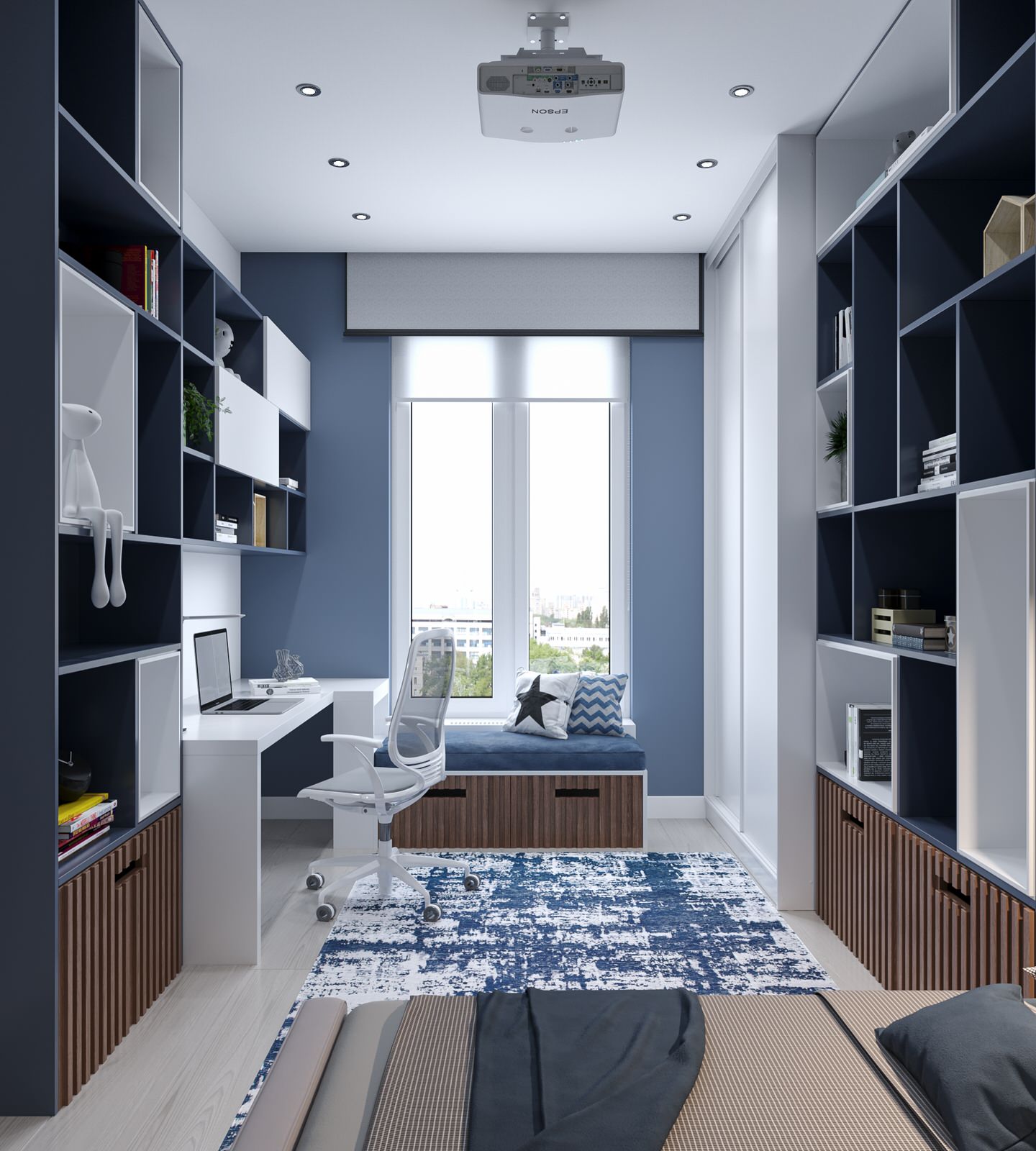 Скандинавский стиль в двухкомнатной квартире