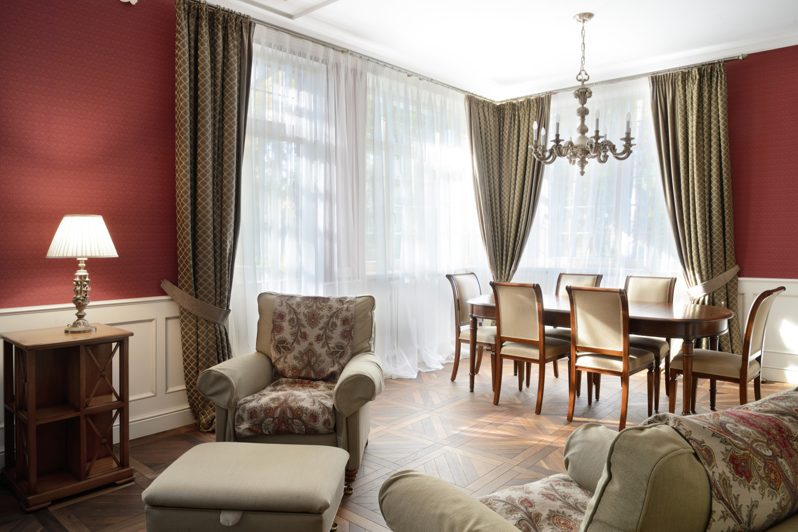 интерьеры дома в поселке Новогорск