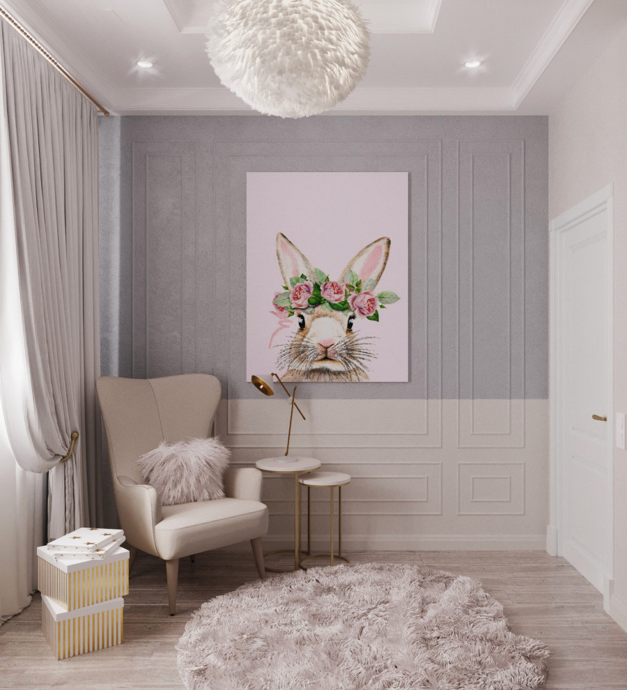 Визуализация детской спальни №1.