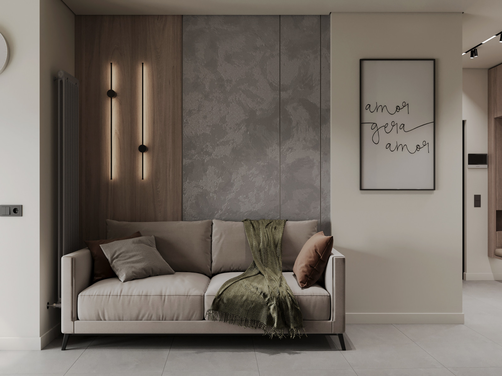 Небольшая квартира для семьи