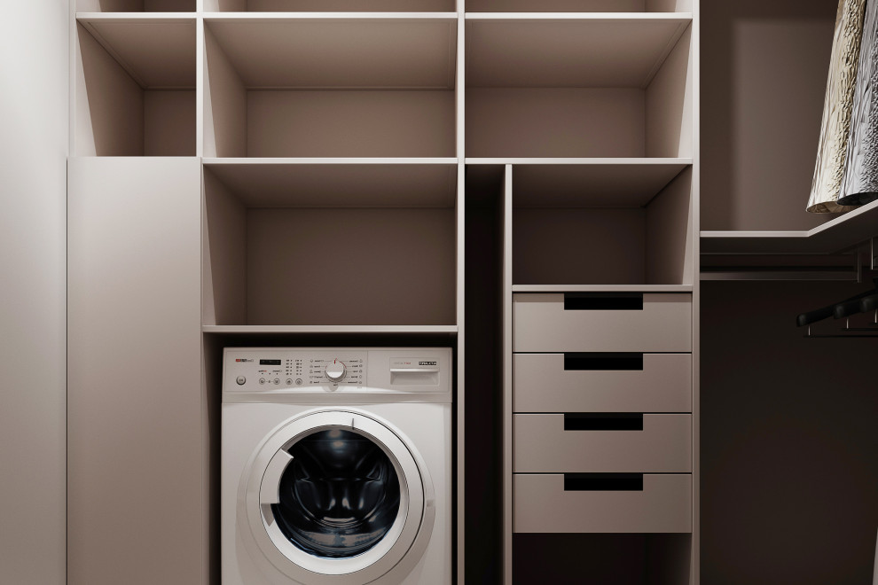 Светлый дизайн квартиры студии