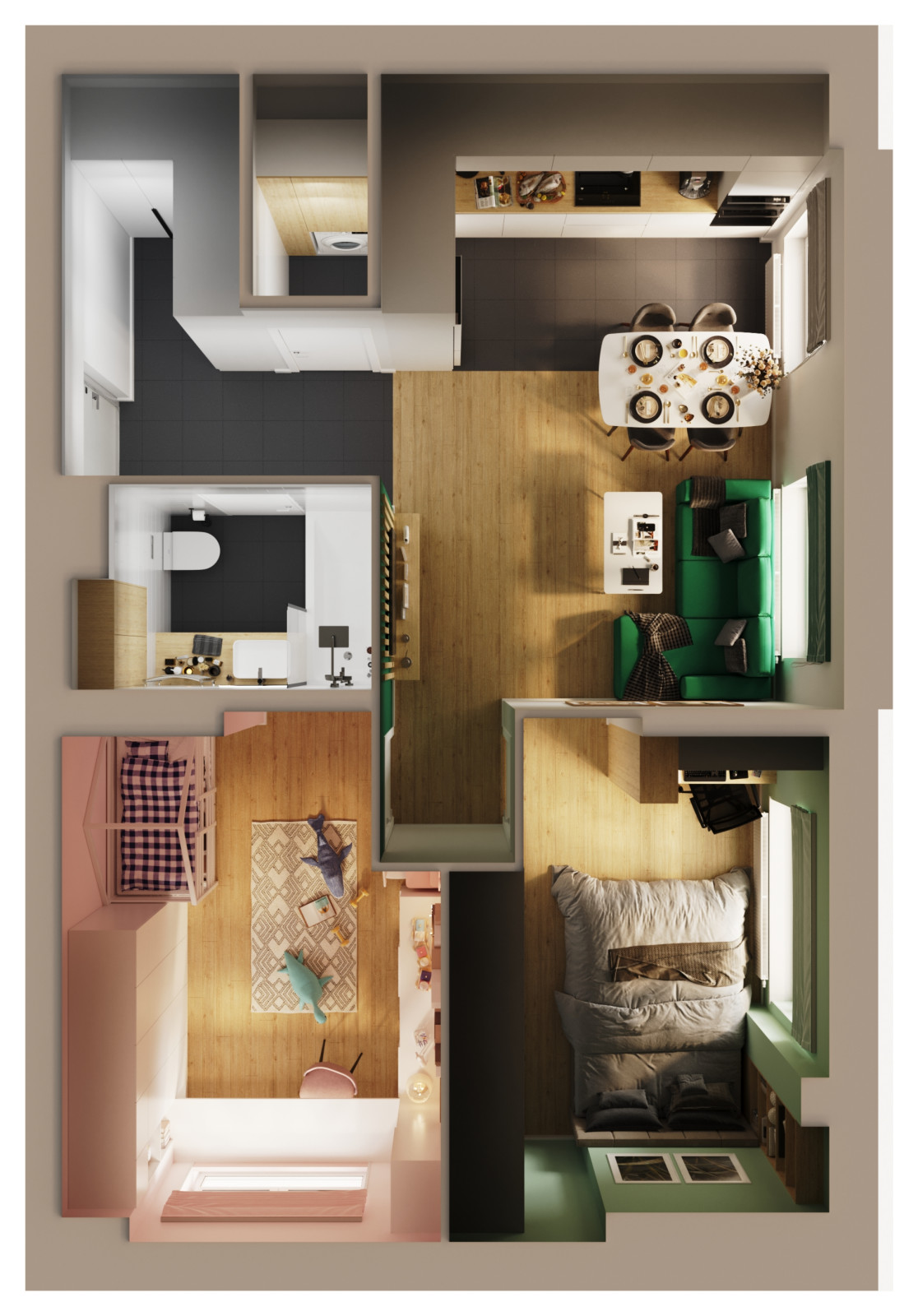 Дизайн проект бусиновский парк № 1