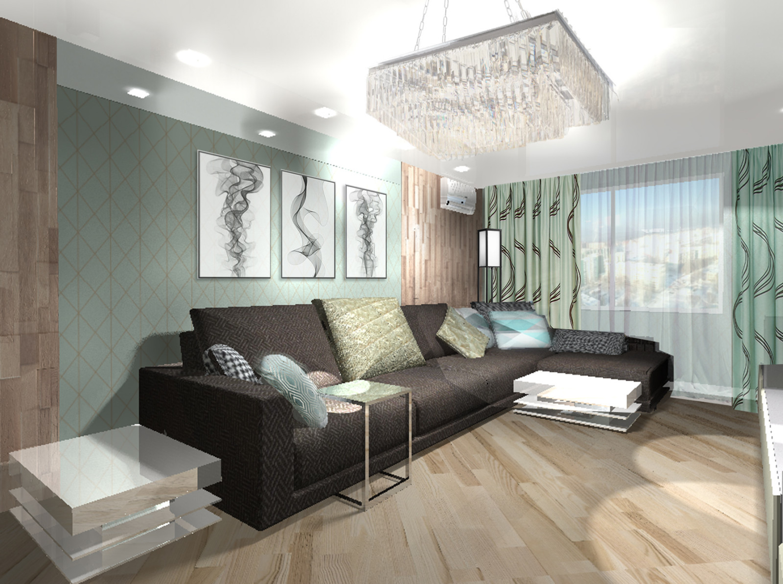 квартира 100 м2 "Эко-вуд"