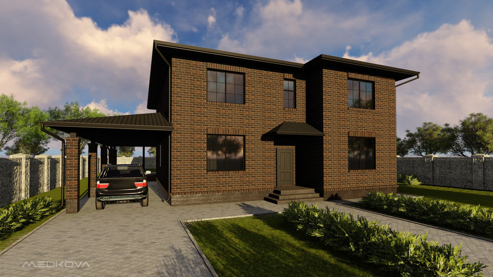 Обложка проекта: Проект двухэтажного дома2