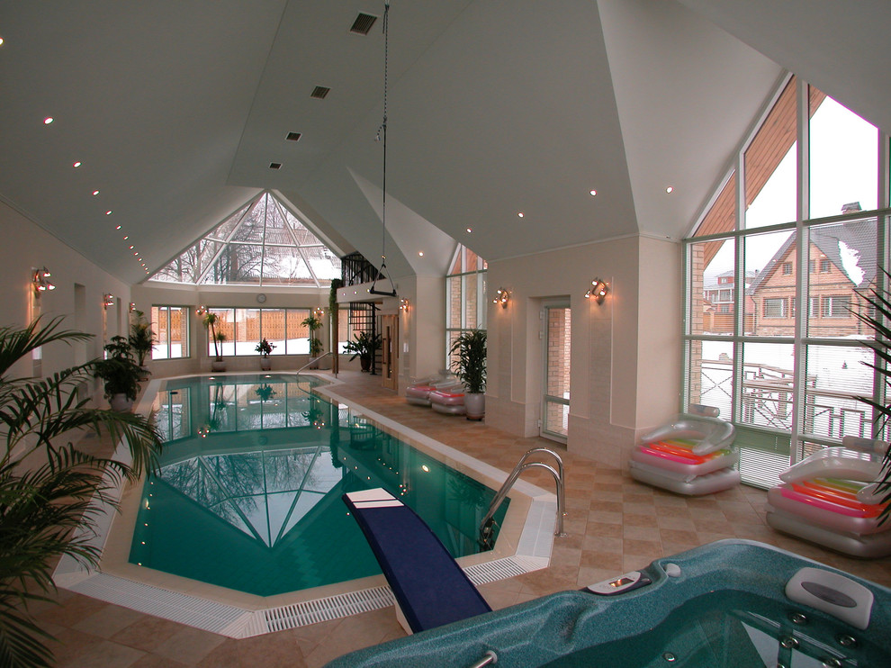 Дизайн интерьера частного бассейна