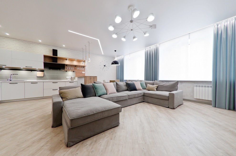 Лофт - светлый, комфортный.