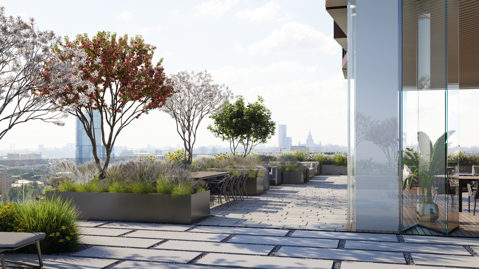 Проект благоустройства жилого комплекса AHEAD