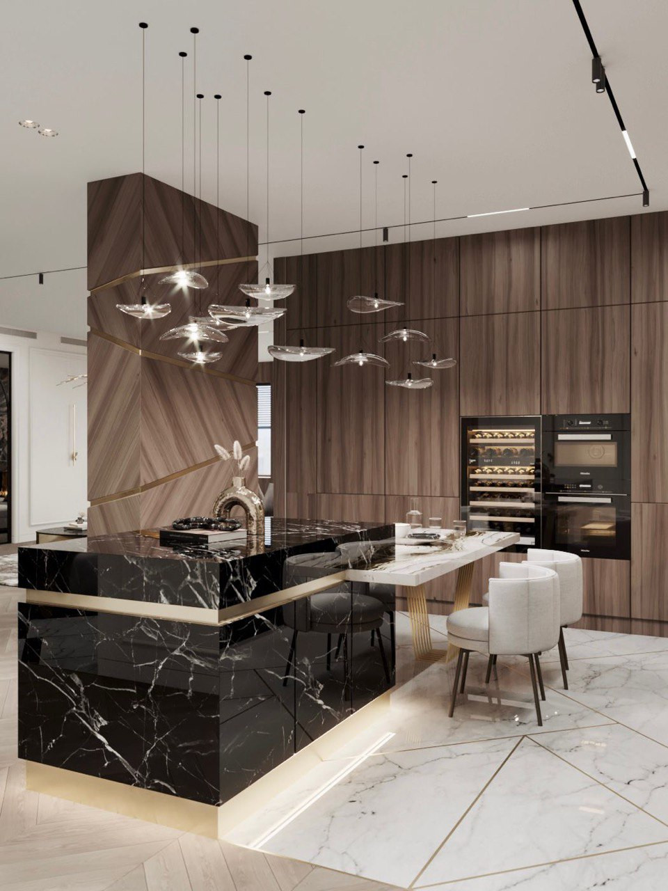 Гармония контрастов в городской квартире