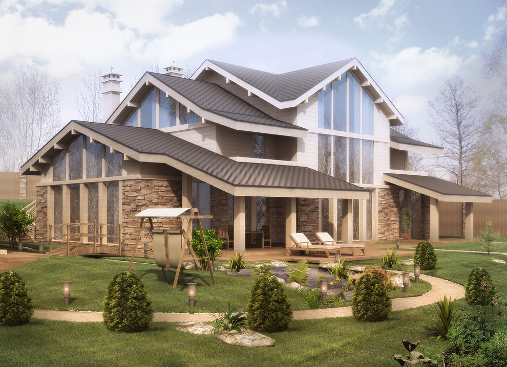 Обложка проекта: Проекты загородных домой в Ленинградской области.