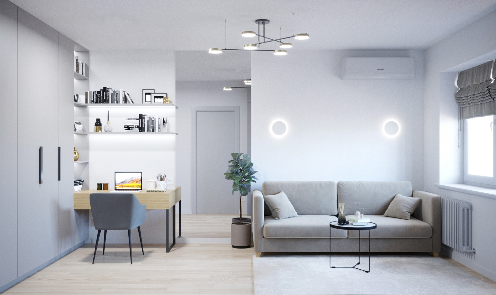 Обложка проекта: Квартира под сдачу 40 кв. м