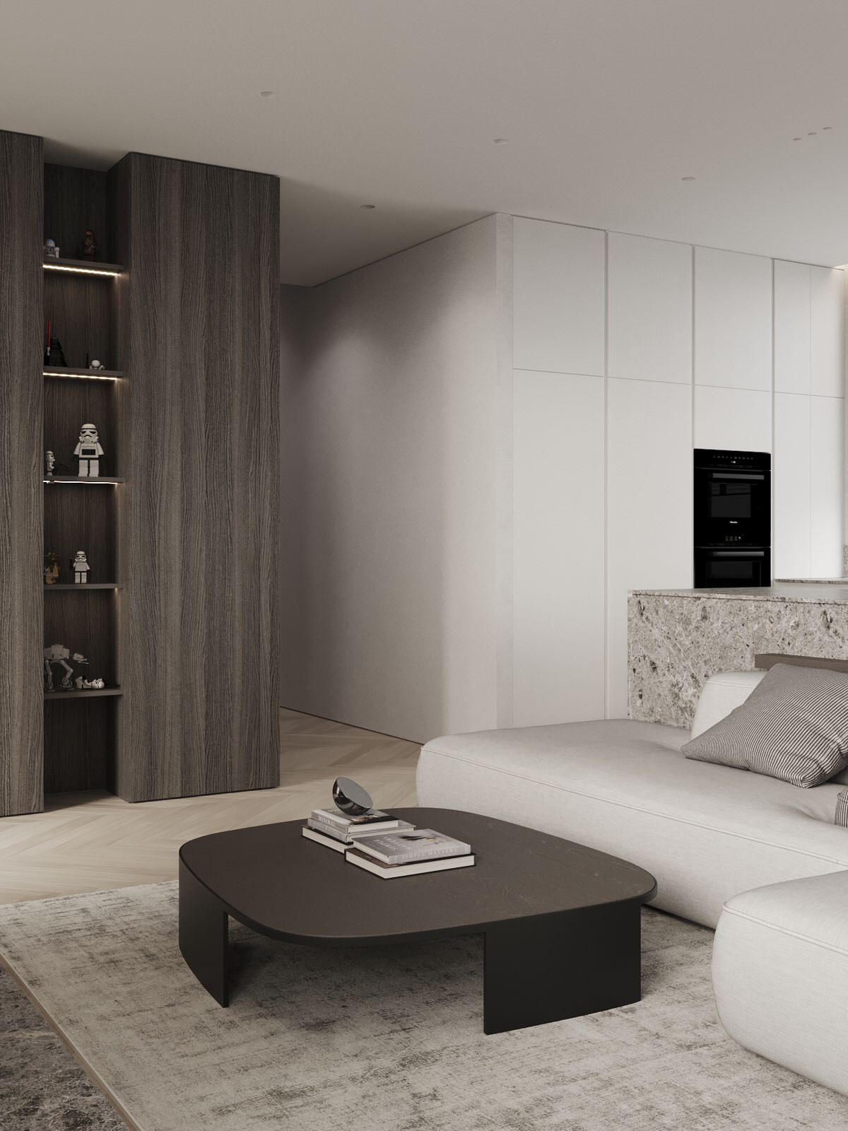 Дизайн-проект квартиры 85м2 в жк Пряники г. Владивостока