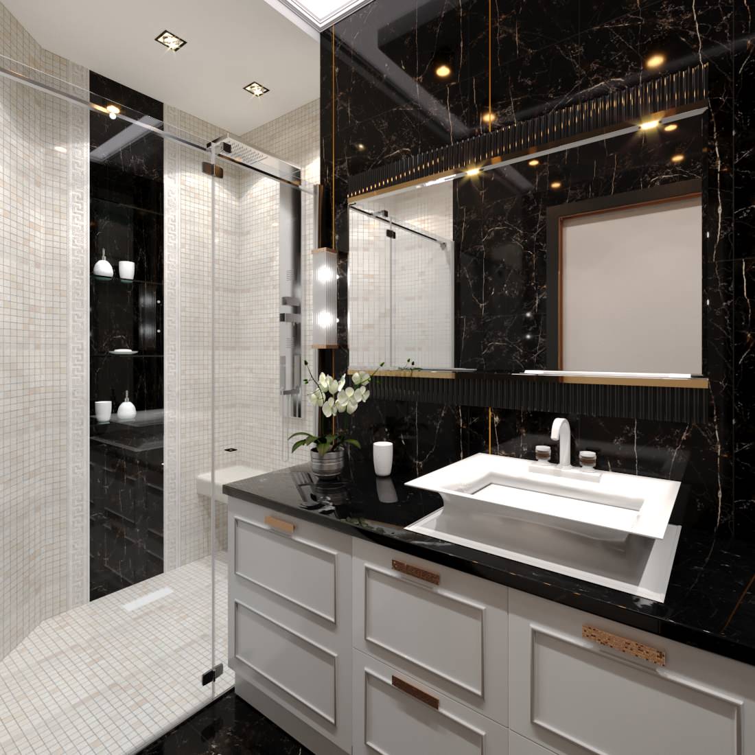 Обложка проекта: Интерьер  3-х  комнатной квартиры