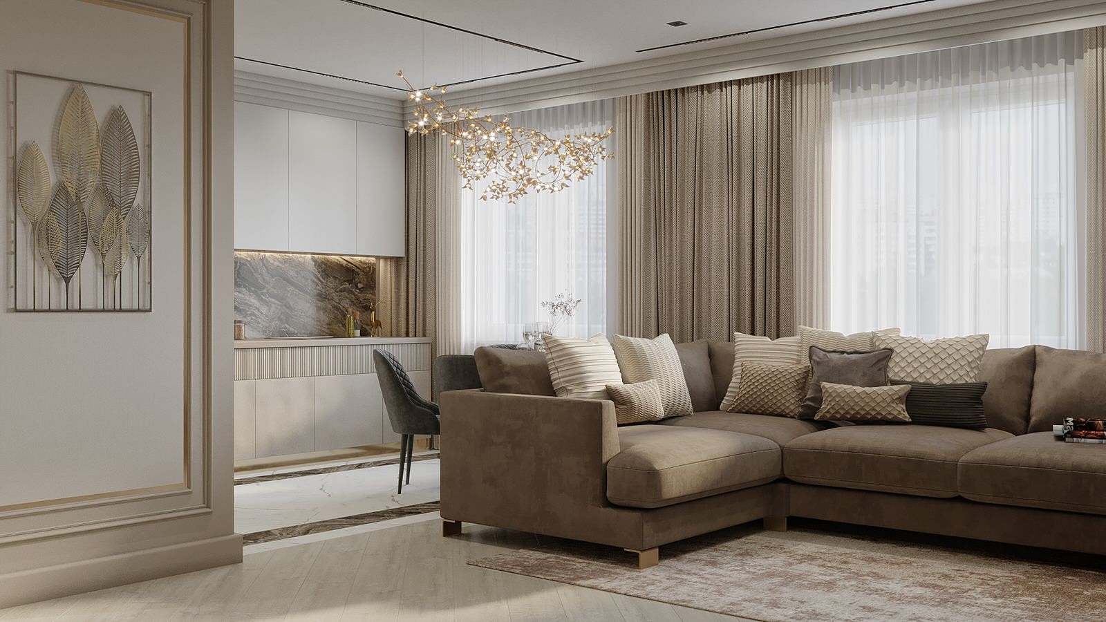 проект "Роскошные ассоциации на 100 м2"