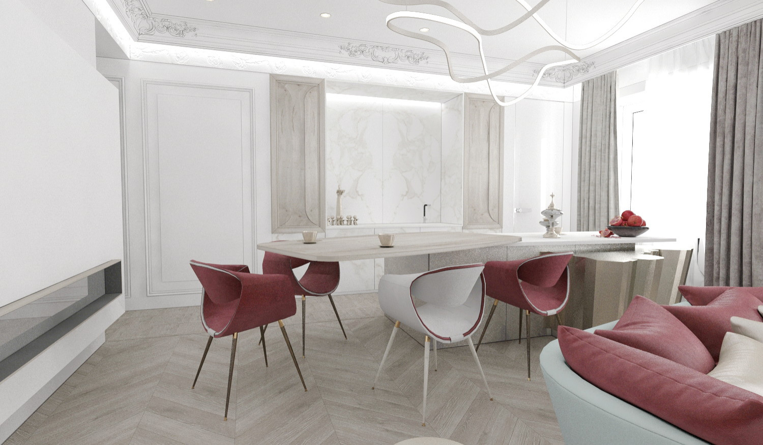 Акцент на бордо