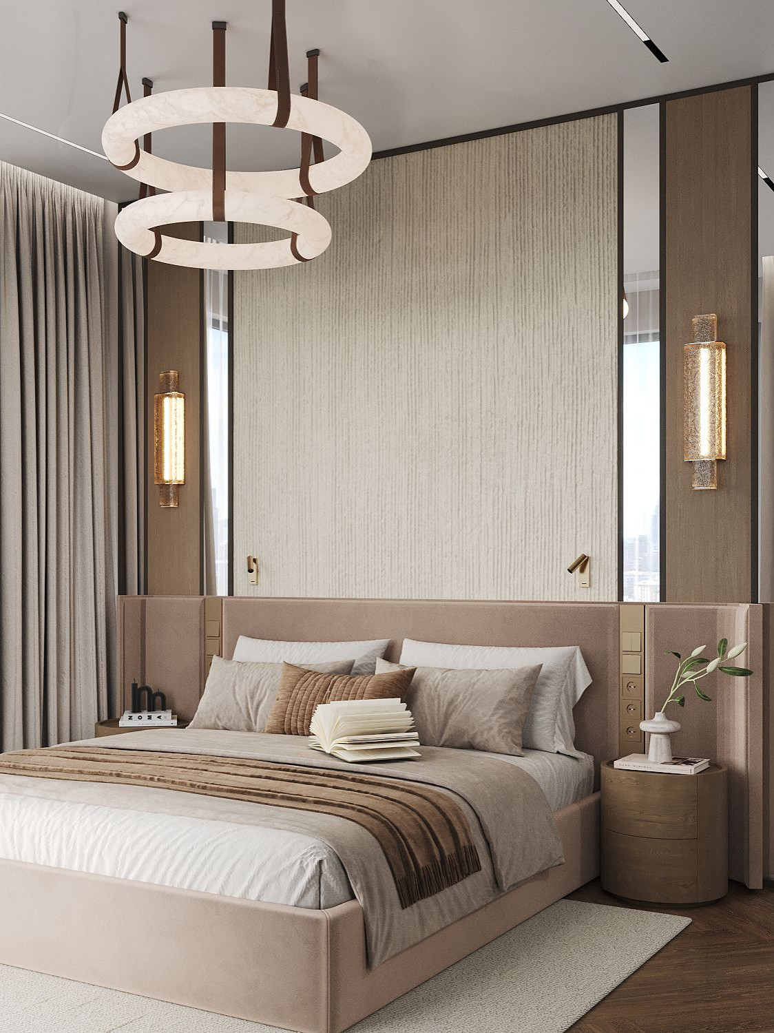 Современный интерьер с теплой атмосферой и эко-акцентами