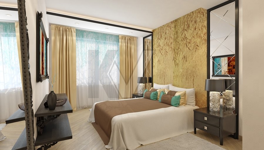 Дизайн четырехкомнатной квартиры, м. Киевская