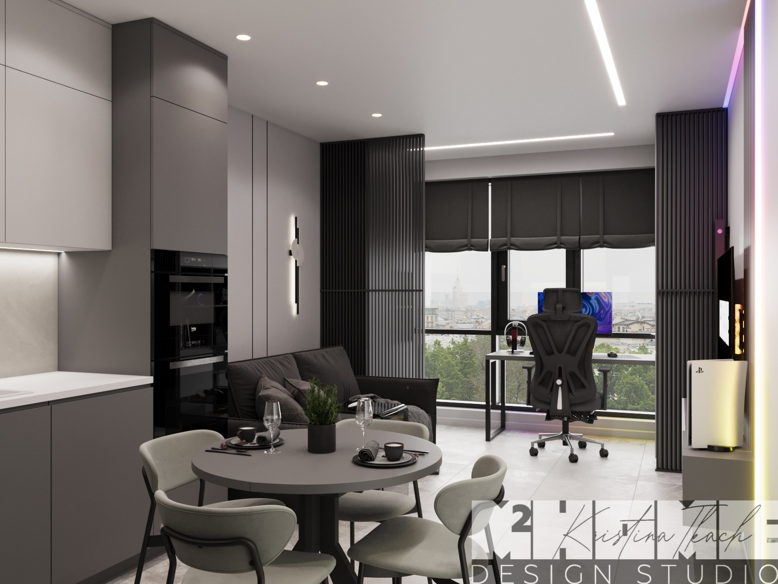 ДИЗАЙН ПРОЕКТ ДЛЯ НЕБОЛЬШОЙ КВАРТИРЫ