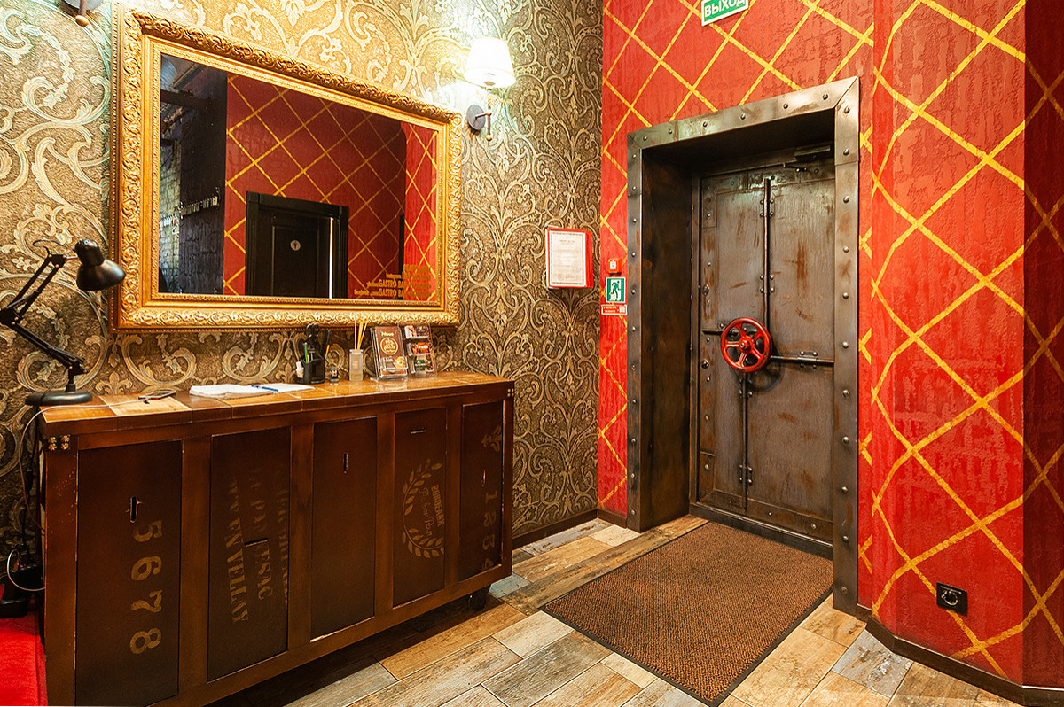 Обложка проекта: Гастробар «Гудини» в Гродно. Виниловая плитка Moduleo MOODS