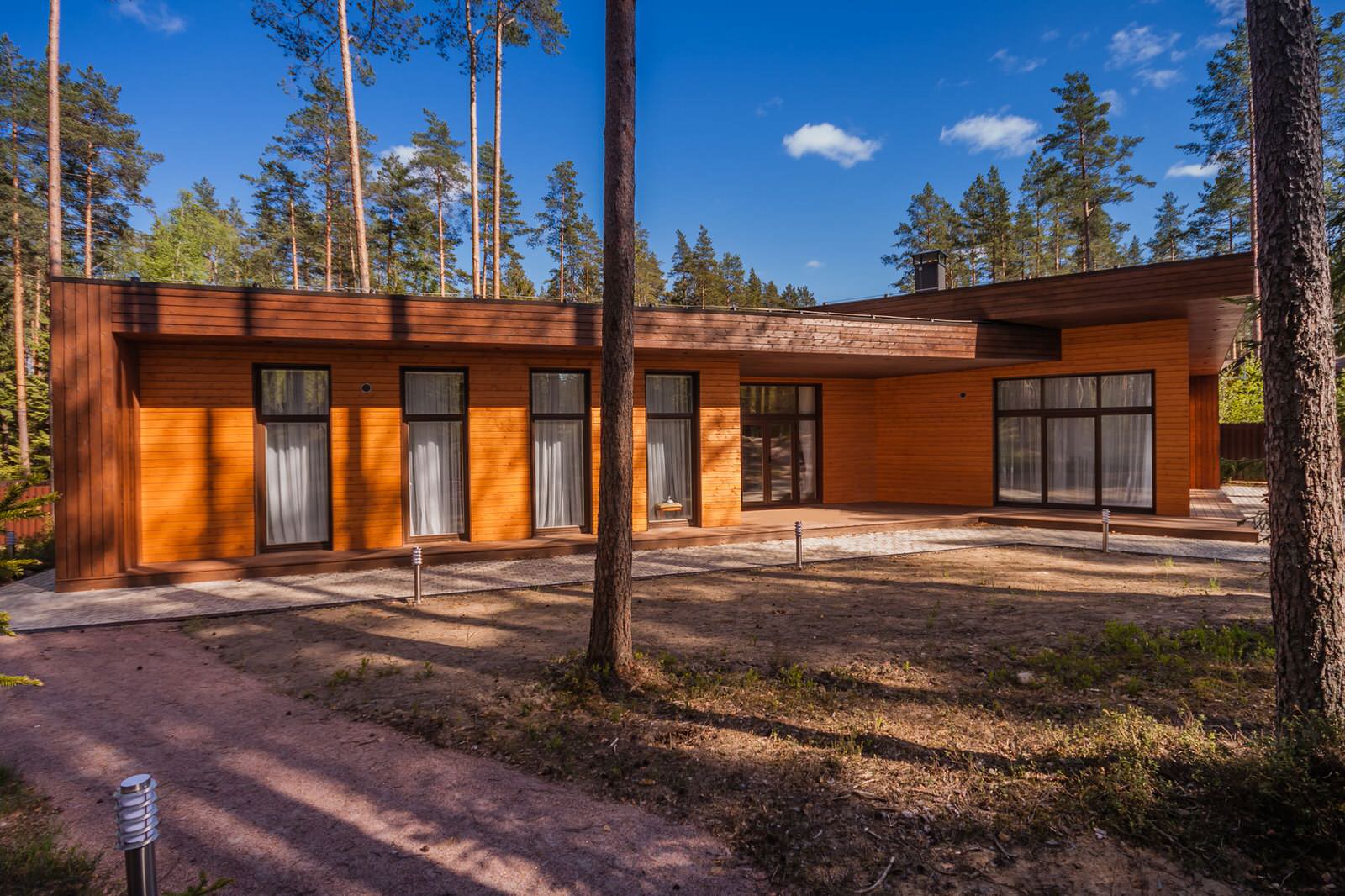 Одноэтажный дом в Репино