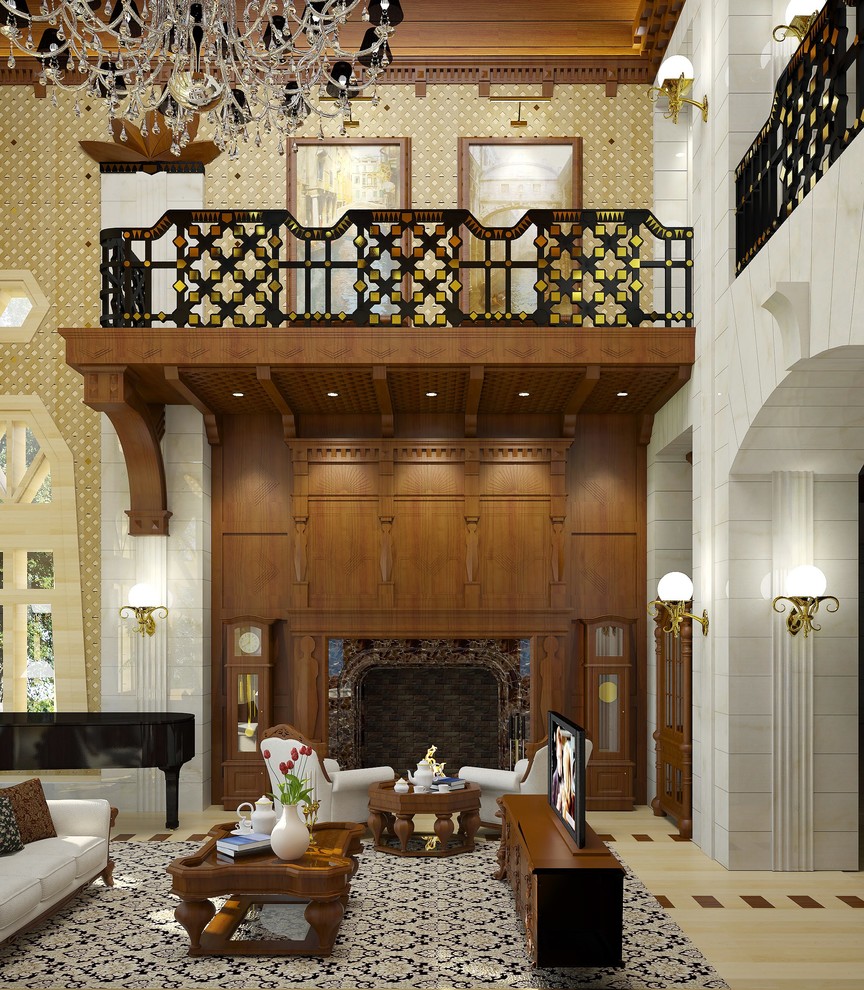 Гостиная комната в частном доме МОСКВА