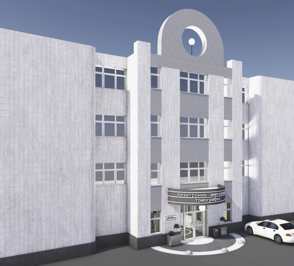 Интерьеры входных групп корпуса ПЭТ-Институт мозга человека им. Н.П. Бехтеревой