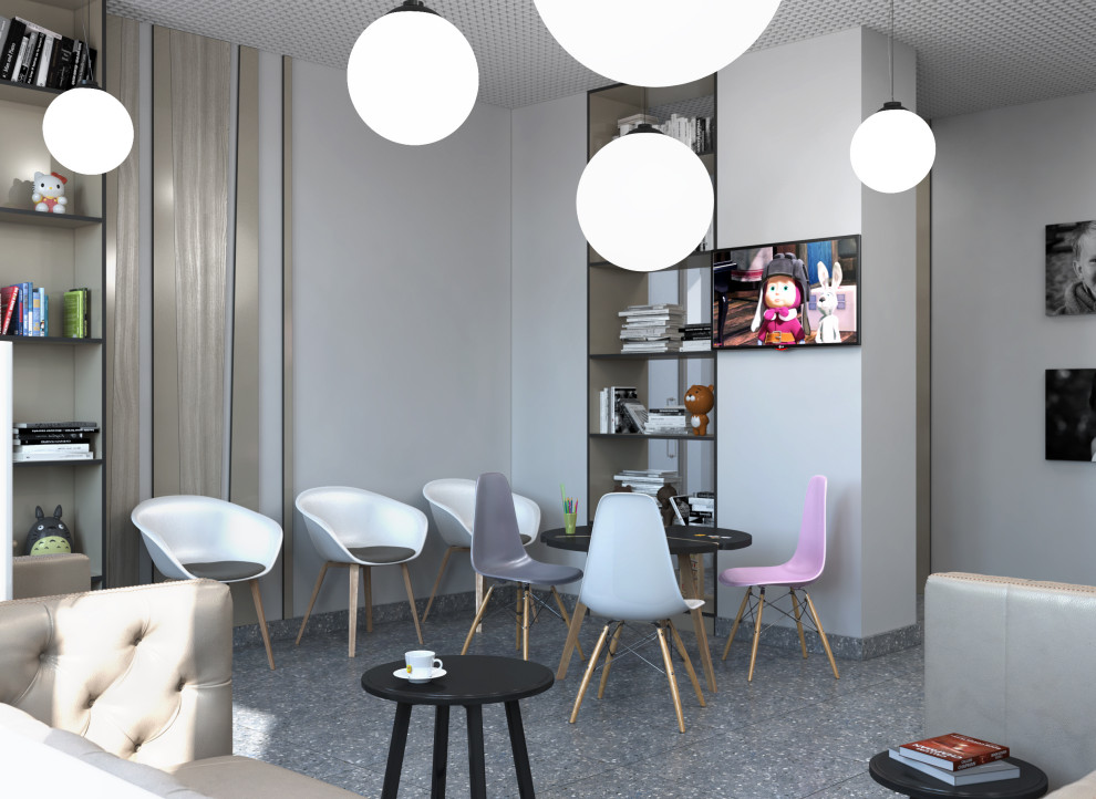 Визуализация холла медицинского центра