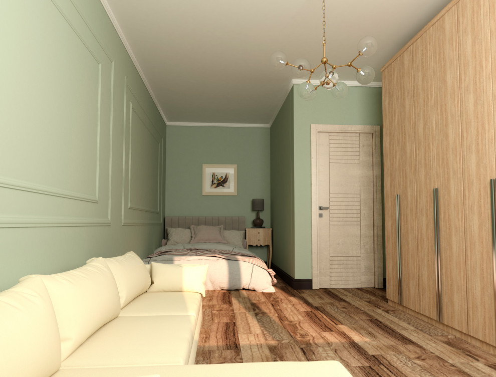 Однокомнатная квартира 34 кв.м. в трёх стилистических решениях.