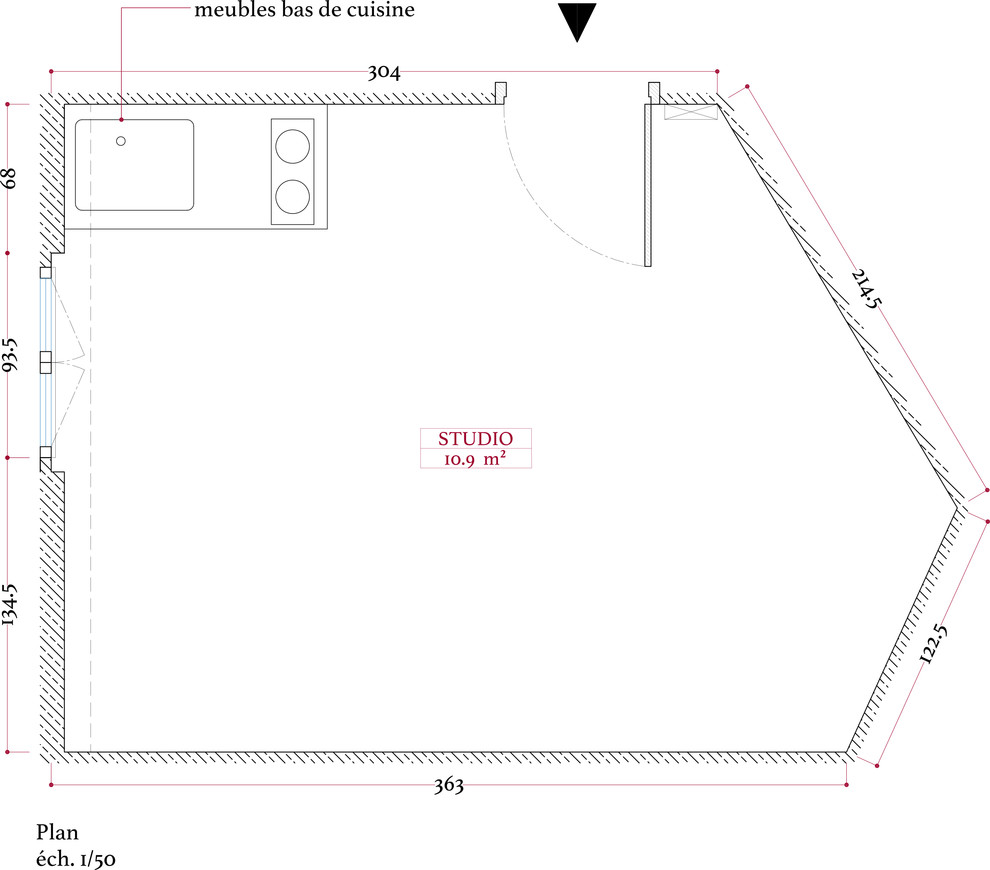 До и после: Студия 11 кв.м в старом парижском доме