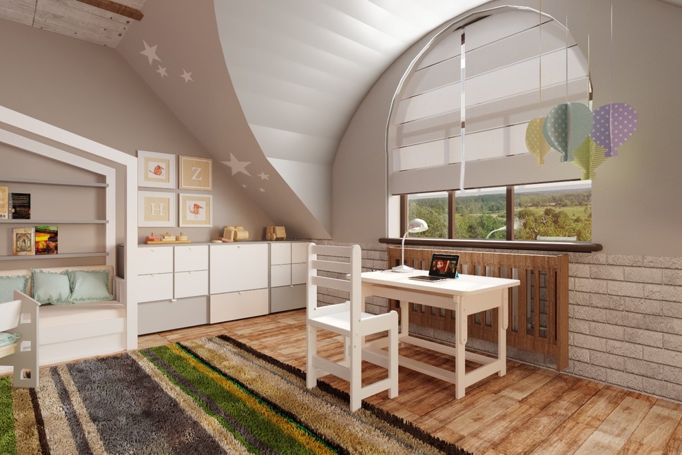 Загородный дом в современном лофте