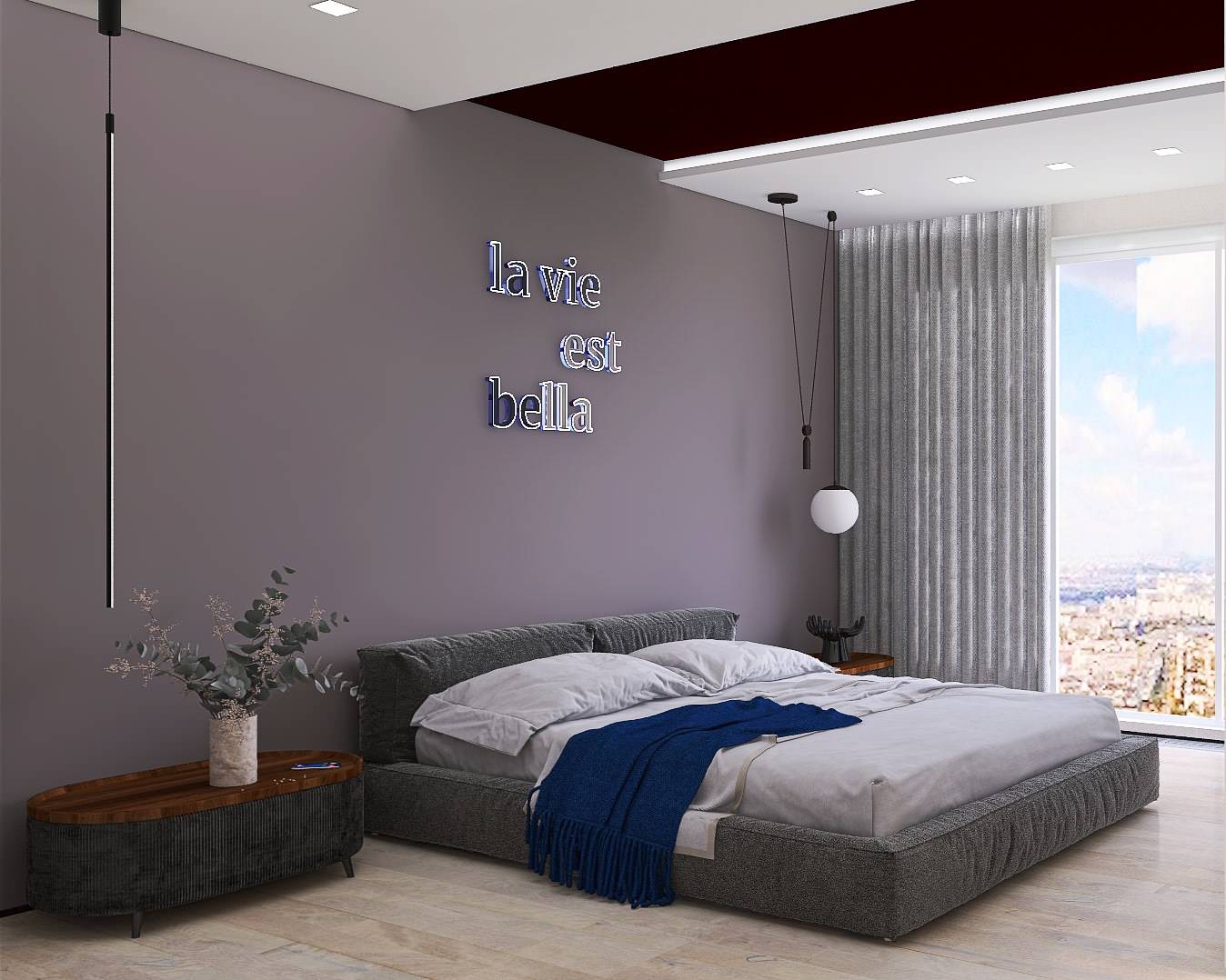 Спальня для молодого мужчины