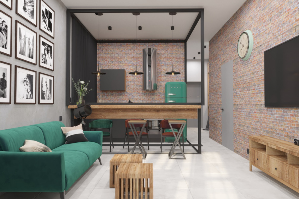 Квартира евро-двушка для девушки фотографа.