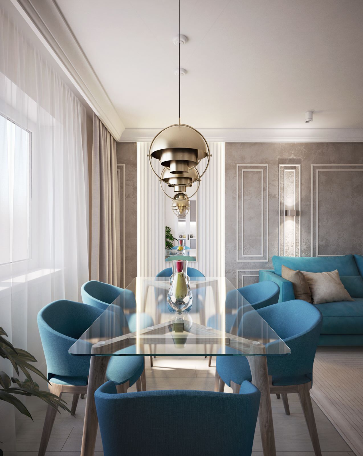 Дизайн квартиры в Минске. Современная классика