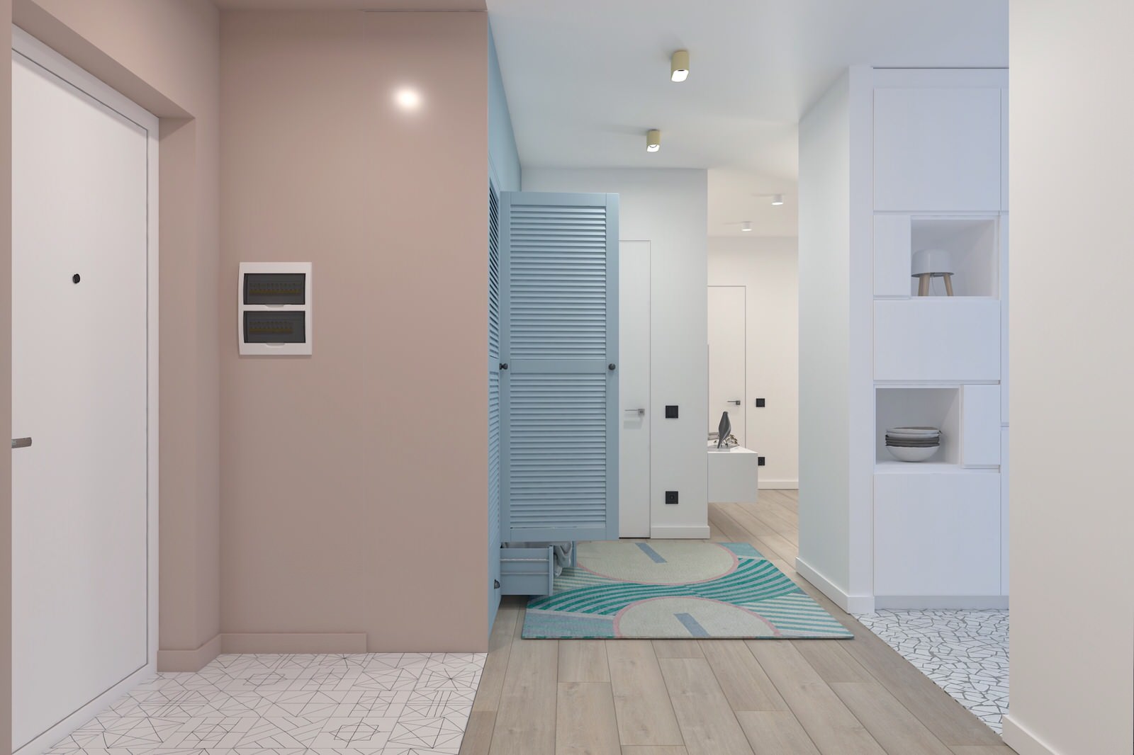 Квартира для пары фотографов в ЖК "Галактика"