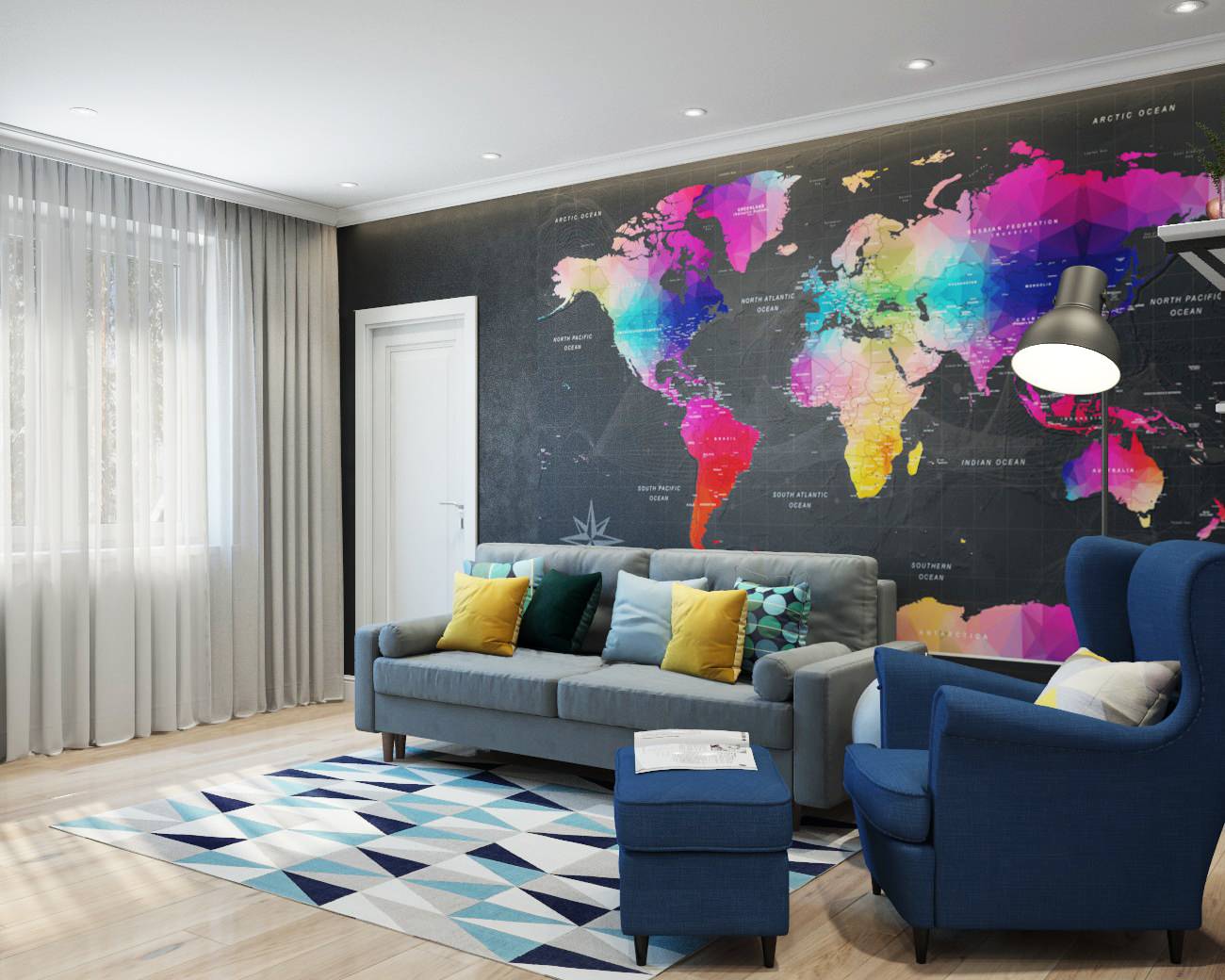 Студия для молодой девушки