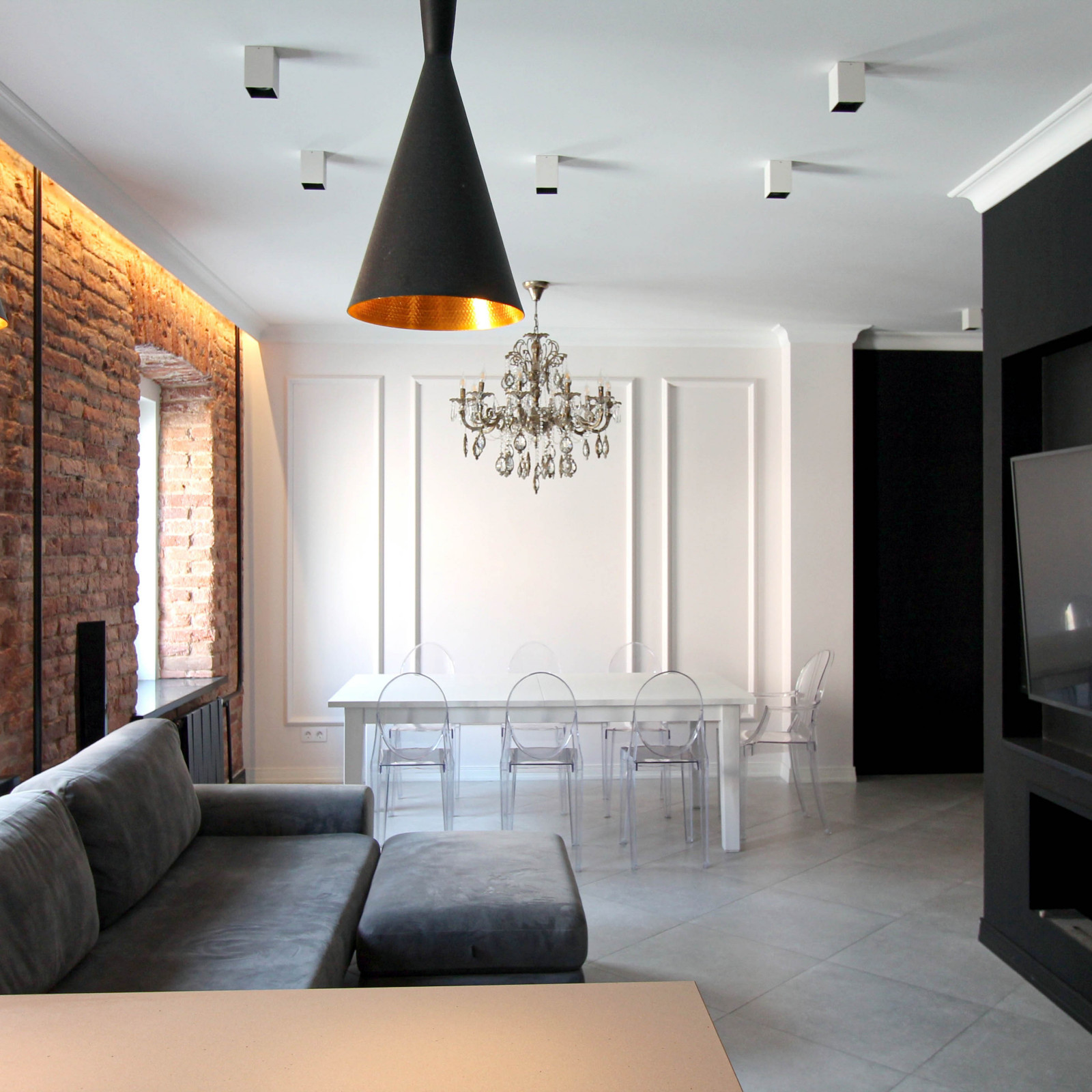 Обложка проекта: Современный интерьер в темных тонах