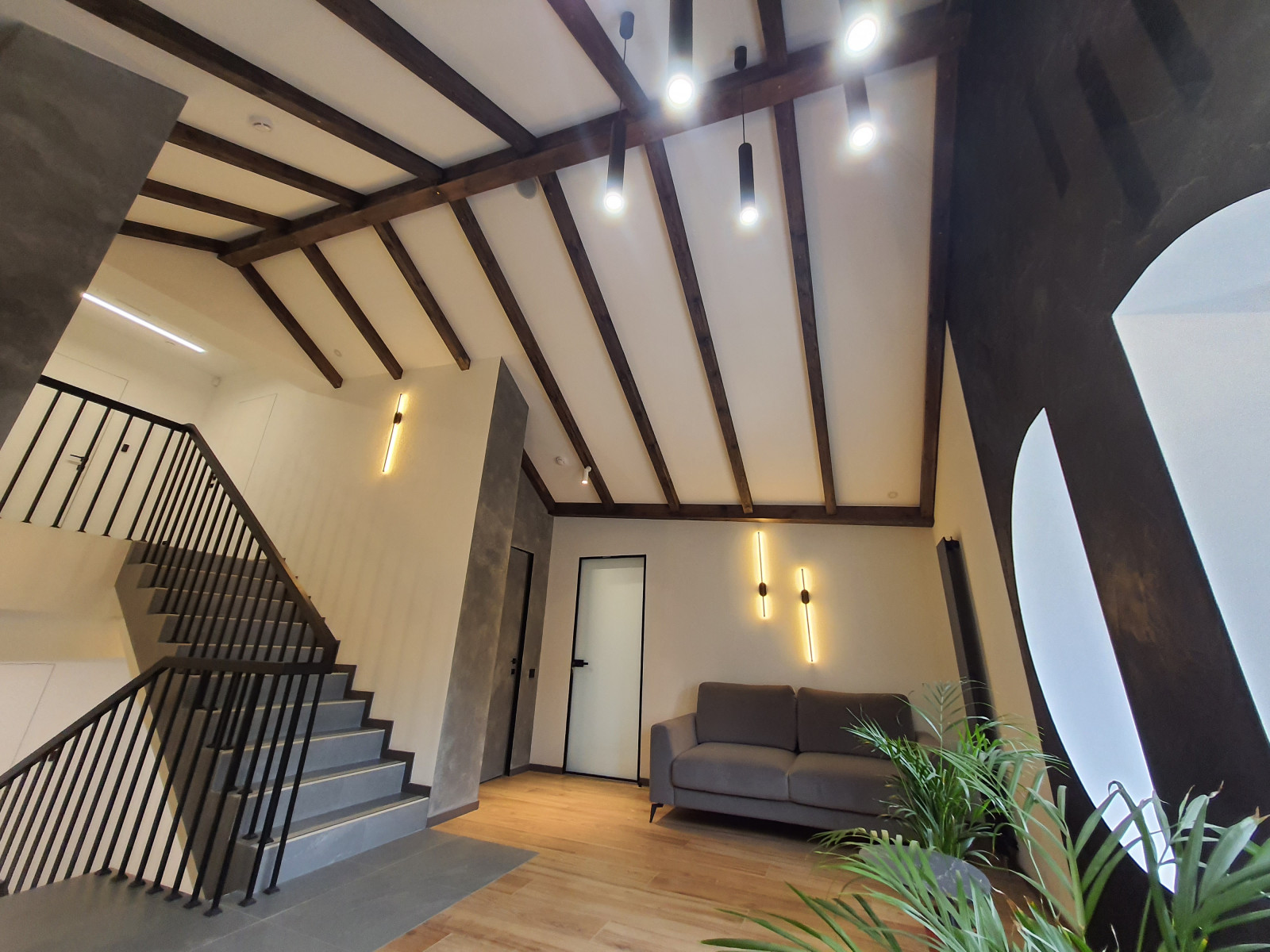 Уютное пространство в стиле лофт