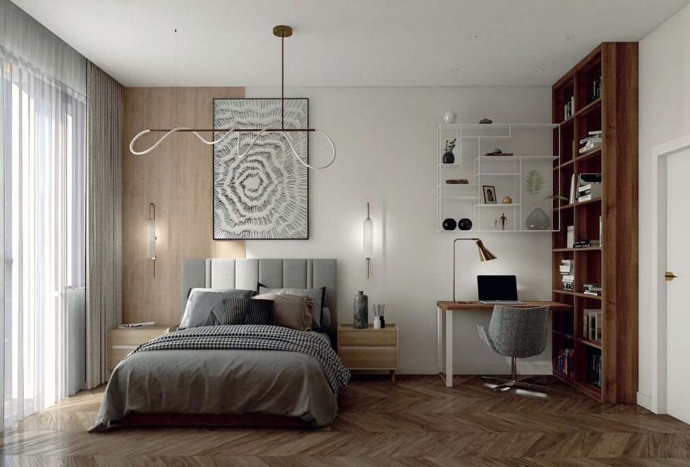 Спальня с рабочим местом