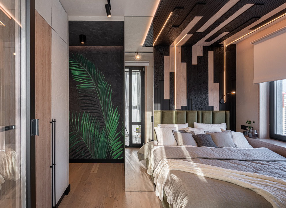 Спальня с видом на Бали