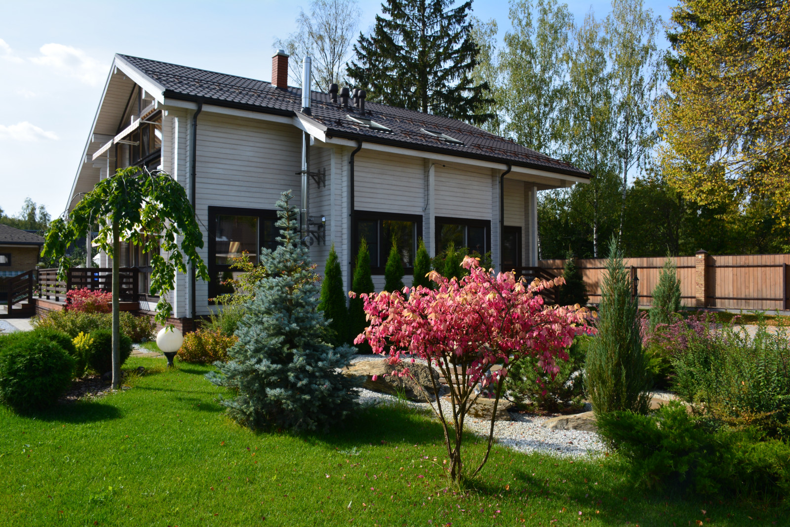 Сады осенью