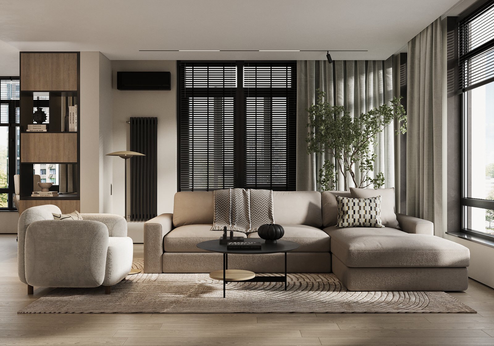 Обложка проекта: Минимализм в интерьере квартиры ЖК Времена Года